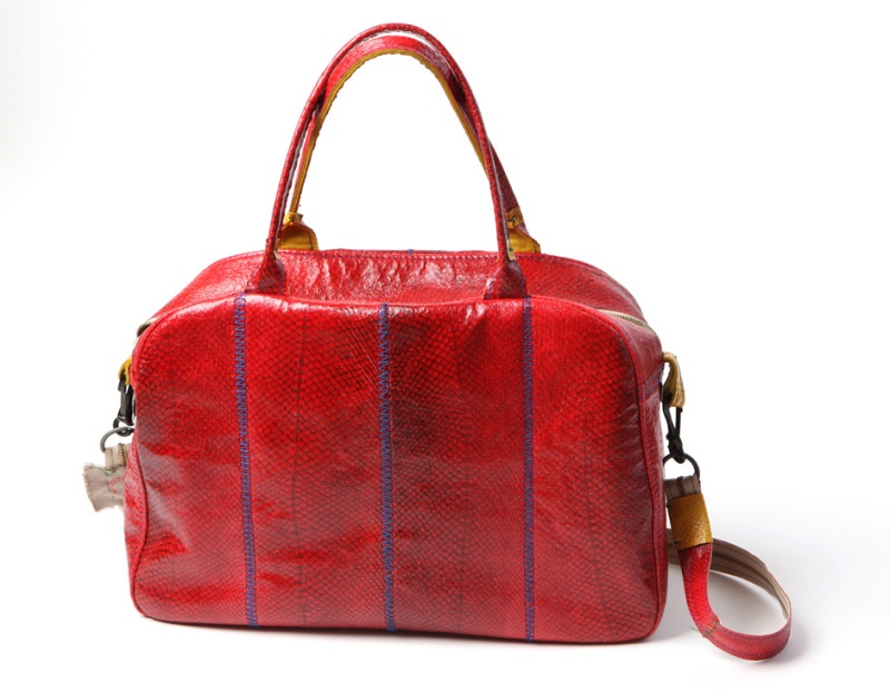 1.roteFischledertasche